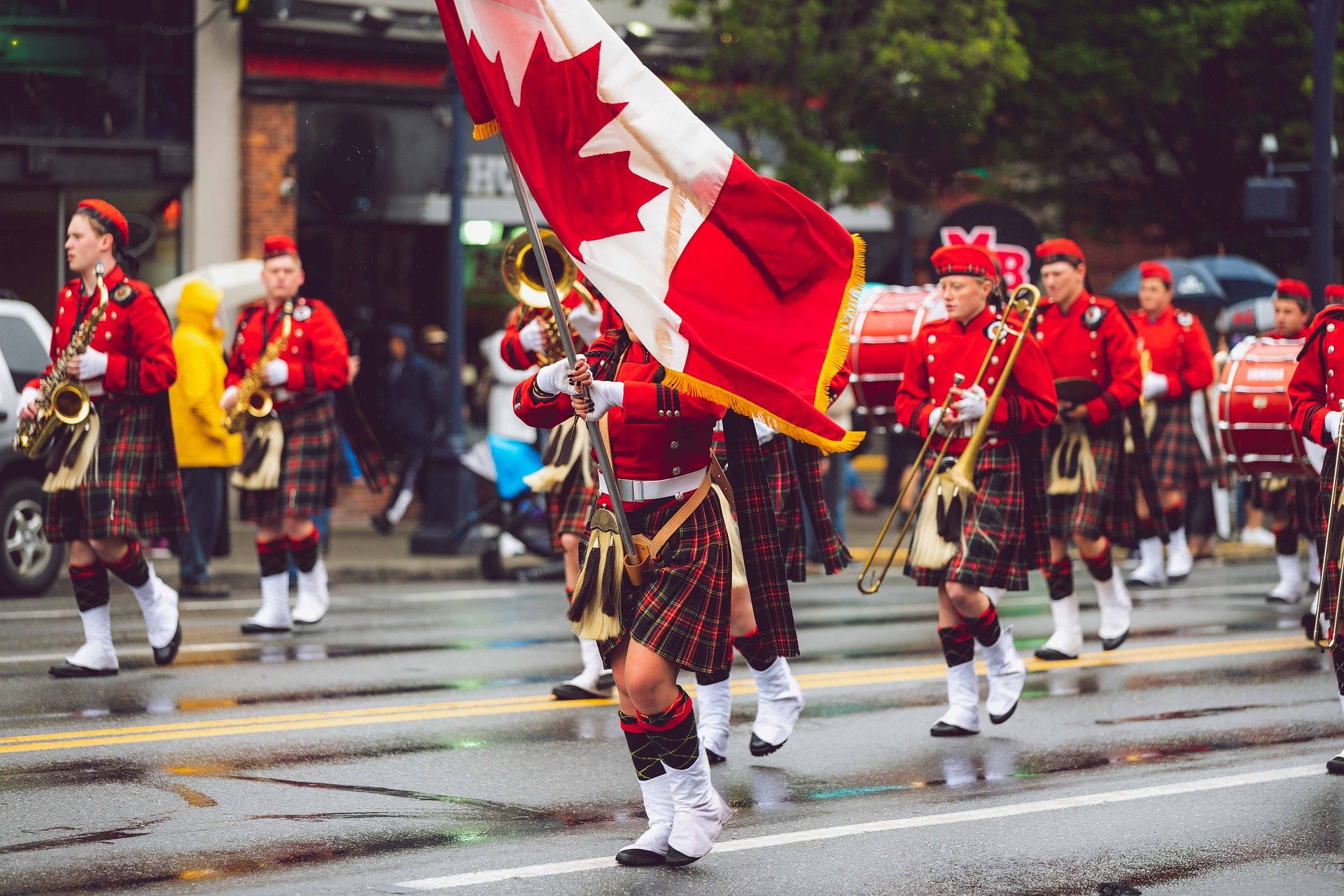 défilé canadien